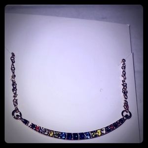 Amelia Rue curved bar necklace